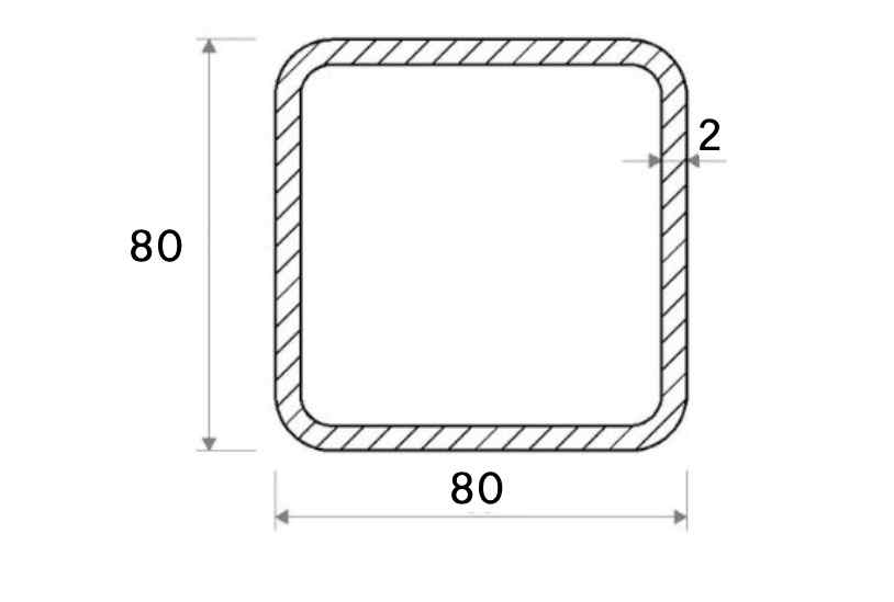 Profil stalowy 60x40 grubość 1.5mm